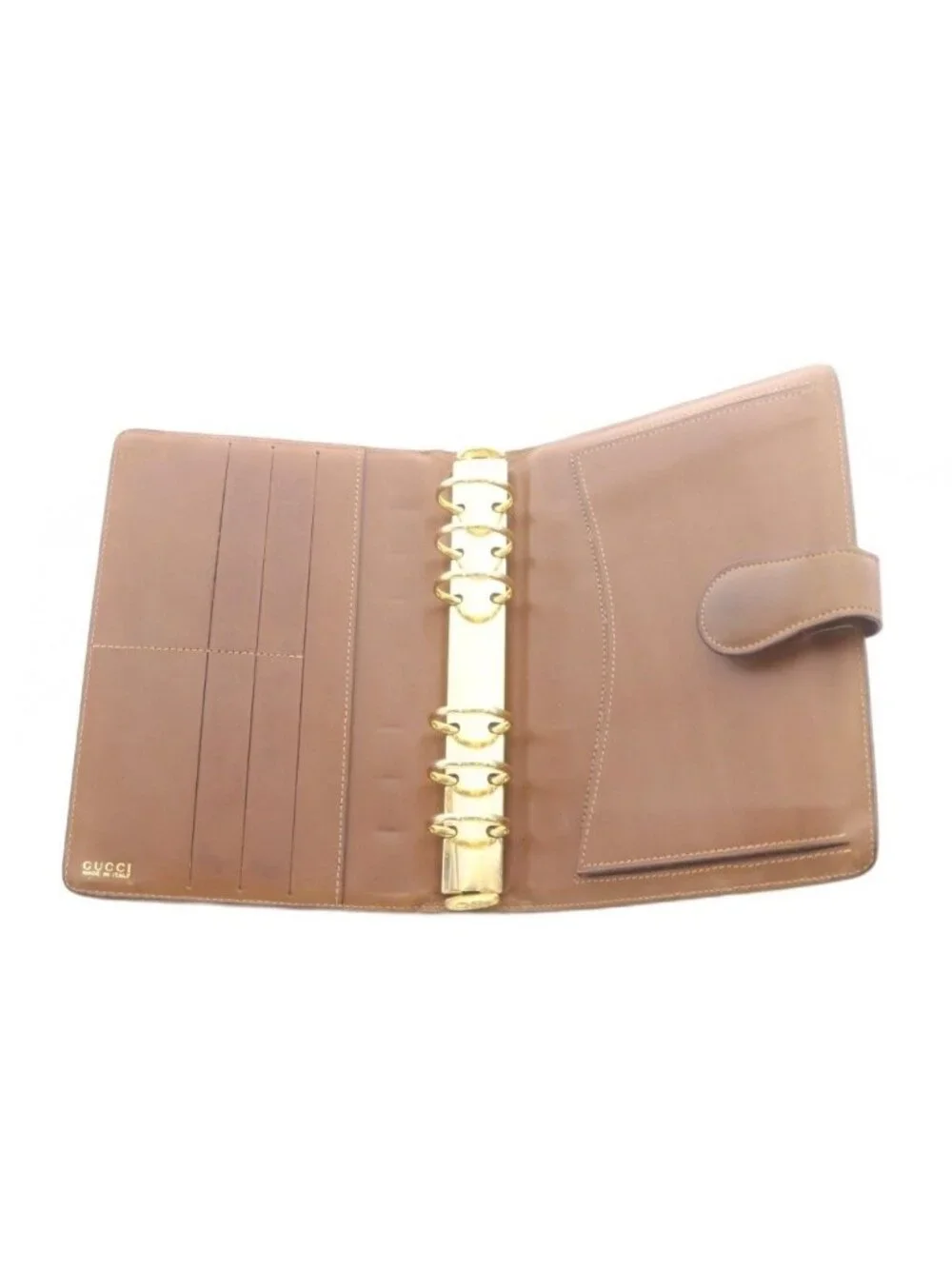 Gucci Stationery Agenda Cover Leather Brown